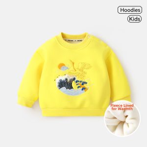 HUANMILE | Fleece Lined Childrens Sweatshirt Winter