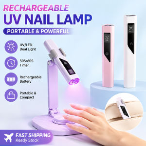 limegirl | Mini UV LED Nail Lamp USB Rechargeable Handheld Light Professional Nail Gel Curing Lamp with Stand for Home And Nail Salon Use