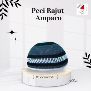 Sekodi 20pcs Peci Rajut Amparo Kopiah Haji Dewasa Anak Nyaman Elastis
