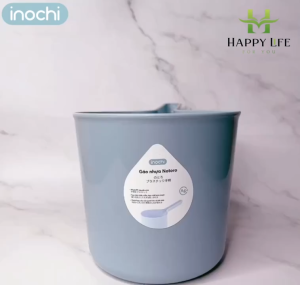 Gáo Inochi Nhựa Nguyên Sinh – Quai Dài Chống Trơn Miệng Rộng Tiện Lợi Bền Đẹp Dùng Hằng Ngày