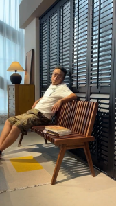 Piano key design foldable benches  aesthetic wooden chair foldable benches creative solid wood folding dining table bench Medieval Shoe Change Chair Casual Table Bench with Back Rest convertible bench Ava Home Furniture design