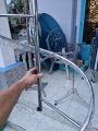 Sào phơi đồ inox uốn hình chu S , có khoen. 