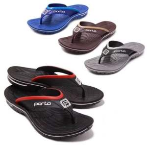 Porto Sandal Jepit Casual Pria 1016M size 39-44 / Nyaman Dan Empuk Cocok Dipakai Sehari-Hari