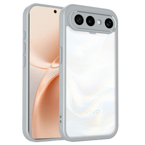 EUCAGR Clear Matte Back Cover Cho Vivo X300FE Air Cushion Silicon Bumper Chống Sốc Vỏ Điện Thoại Cứng Chống Trầy Xước