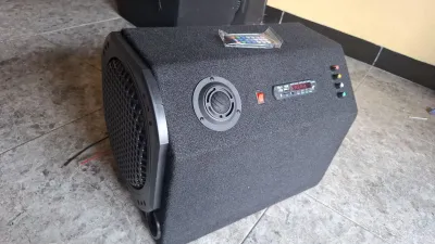 Speaker Aktif Mobil 10 Inch Tabung Bisa 12/24Volt Bluetooth USB MMC Radio