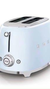 Smeg 2 Slice Toaster (Pastel Blue)