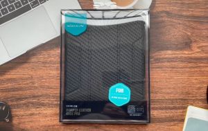 Bao da chống sốc có nắp trượt bảo vệ camera Nillkin Bumper Leather Pro cho Apple iPad Mini 6