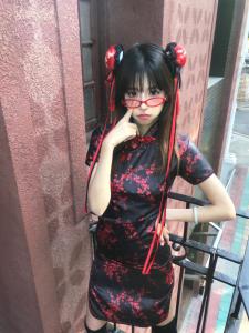 Chinese Cheongsam Short Dress Maid Uniform Halloween Christmas Cosplay Soft Girl School Uniform Skirt Traditional Chinese Style