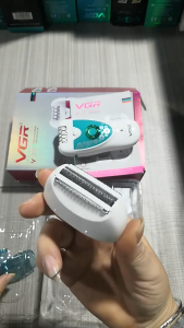 Electric 3-in-1 Women Epilator VGR V-722 Painless Lady Epilator Hair Razor Rechargeable hair Removal Appliances Multifunctional Hair Removal machine for womens