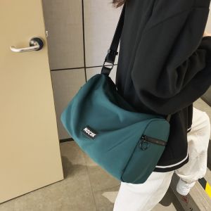 OUDENGPAI | Casual Large Capacity Bucket Bag Womens Crossbody Backpack Fashionable Versatile Nylon Material Zipper Closure Soft Shape Design