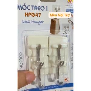 [Sắp xếp thông thái] Treo đồ dễ dàng với móc treo 1 inox - Hofaco HPG47