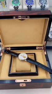 Đồng hồ cơ nam dây da chính hãng POEDAGAR 151 đồng hồ kim loại dạ quang sang trọng thanh lịch