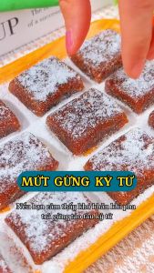 Bánh Mứt Gừng Kỷ Tử Ngọt Dịu Cay Nhẹ Vị Gừng Sự Pha Trộn Khéo Léo Tạo Sự Khác Biệt