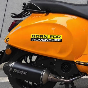 Car Stickers BORN FOR ADVENTURE Decal Vinyl Funny Bumper 4X4 SUV OFFROAD 4WD Waterproof Accessories 15cm X 3cm Car Styling