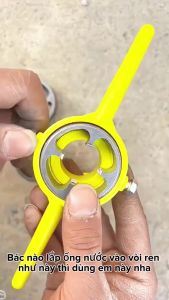 Bộ Bàn Tạo Ren Ống Nước Dụng Cụ Taro Tạo Ren Ngoài Ống Nước PVC 21 27 34