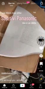 2 Cái súp tivi Panasonic cực hay. Giá 2 cái