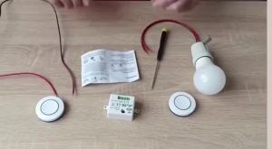 220V 433MHz Remote Control LED Lamp DIY Home Auto Wireless Switch Mini Round Button Panel Switch 16A Relay Receiver Module