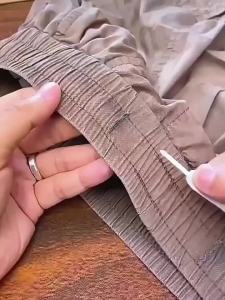Bendable Spring Drawstring Threader Clip Pants Hoodies Elastic Band Lace Cord Flexible Drawstring Thread DIY Sewing Accessories
