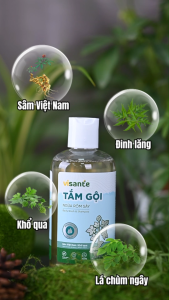 Sữa Tắm Gội Cho Bé Kháng Khuẩn Và Dưỡng Da VISANTE Từ Sâm Việt Nam 50ml