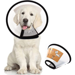 Plastic Pet Recovery Collars & Cones for Dogs and Cats After Surgery Adjustable Dog Neck Head Cone Surgical Elizabeth