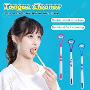 Tongue Cleaner Oral Mouth Hygiene Dental Care Plastic Scraper