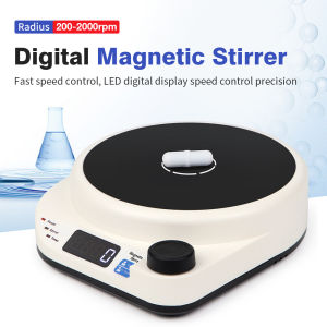 Lab Mini Magnetic Stirrer Laboratory Magnetic Mixer With Stir Bar 3000ml 5000ml Liquid Mixer EU Plug Portable Stirrer Plate