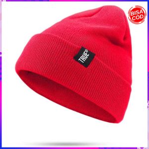 TOPI KUPLUK PRIA DEWASA BAHAN RAJUT TOPI MUSIM DINGIN PENDAKI GUNUNG Z46