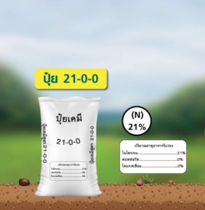 Ammonium Sulphate แอมโมเนียม ซัลเฟต ปุ๋ยสูตร 21 : 0 : 0