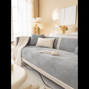 💥Msia Ready Stock💥 Milk velvet / Chenille Sofa Cushion Cover Anti Slip Sofa Cover 1 2 3 4 Seater