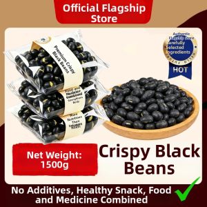 Organic Low-Sugar Roasted Black Bean Snack 0 Sugar 0 Oil