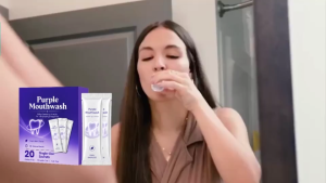 【Buy 1 Take 1】New Purple Mouthwash - Sachets 20 Pack - Peroxide-Free - Alcohol Free - Vegan Mint