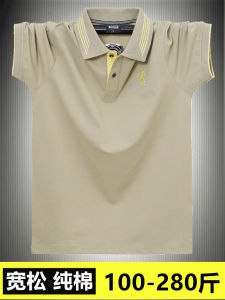 เสื้อโปโลคอตั้งแขนสั้นผ้าฝ้ายแท้หลวมๆ สำหรับผู้ชาย แฟชั่นลำลอง สไตล์ยุโรป สีพื้น ฤดูร้อน ระบายอากาศได้ดี ใส่สบาย