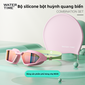 WATERTIME | Bộ Kính Bơi Chống Nước Chống Mù HD Chuyên Dụng Cho Trẻ Em và Nón Bơi
