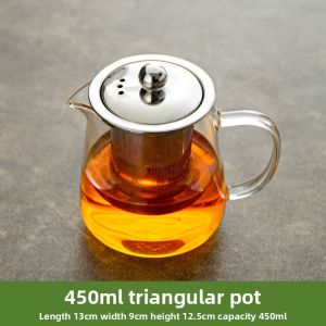 GIANXI | Glass Tea Pot with Tea Separation and Heat Resistance
