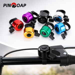 PINMOAP 1PC Bicycle Bell Loud Sound Classic Bike Handlebar Bell Easy Install Safety Warning Bell For Kids Bike Road Mountain