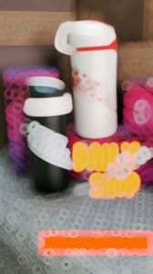 BBLIVE Botol Sport List Putih Stainless Serbaguna 400ml 550ml / Botol Minum Olahraga Travel Stainless Steel