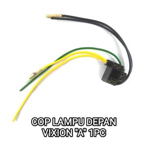 Cop Lampu Depan VIXION - Pitingan / Fitting / Soket Dop Depan YAMAHA V-IXION H4 Model Ori (Bengkok)