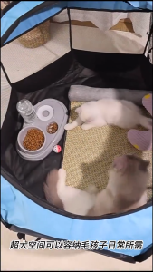 Foldable Octagon Pet Playpen – Scratch-Resistant Oxford Fabric Tent for Dogs & Cats Whelping Box or House high-quality thick warm fabric Breathable antiskid moisture-proof bottom. Comfortable movable washable and durable. Resting place