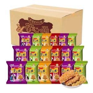 Healthy Snack Instant Dry Noodles Halal Certified Nighttime Hunger Relief Large Gift Box Crispy Flavor from Henan Province
