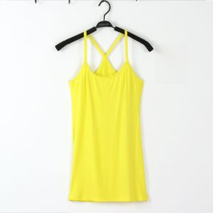 Spring Summer Thin Modal Y-Strap Vest Slimming Sleeveless Womens Base Shirt Top Fashionable Commute Pure Color Regular Length