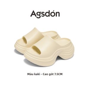 Agsdon | Dép Nâng Gót Đế Dày Nhẹ Nhàng