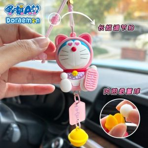 Tượng Doraemon Treo Xe Hơi Thơm Gương Chiếu Hậu Trang Trí Nội Thất Xe Hơi Thơm Trang Trí Máy Móc Mèo Treo Trang Trí