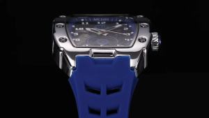 MEGIR Fashion Sport Alloy Case Men Mechanics Watch Waterproof Silicone Band Barrel Shaped Dial Luminous Pointer Man Wristwatches
