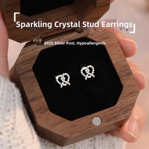 Pianist | Elegant Heart-shaped Anti-allergy Earrings S925 Sterling Silver