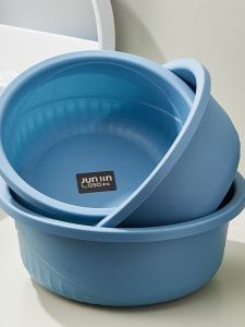 Bồn Rửa Mặt Bằng Nhựa Dùng Tại Nhà Bồn Giặt Nhỏ Bồn Rửa Chân Bồn Giặt Quần Áo Bồn Rửa Mặt Dùng Tại Ký Túc Xá Sinh Viên Bồn Rửa Mặt Hình Tròn