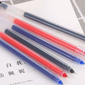 FU Pulpen Gel Polos Ink 0.5mm Standar Pulpen Alat Tulis Stationary Kantor Sekolah Pena Pen Tinta Cair Murah PK3