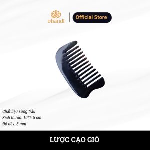 Lược cạo gió sừng trâu - Sử dụng sống lược để cạo gió