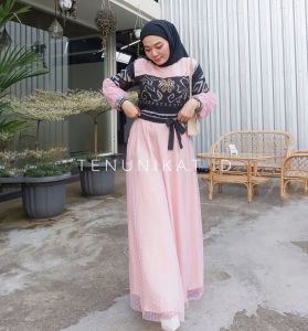 ADREENA DRESS TENUN - COUPLE BAJU TENUN