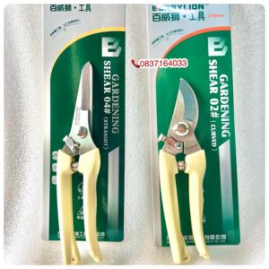 Kéo cắt cành Trắng Thẳng Trắng Cong Chính Hãng Berrylion