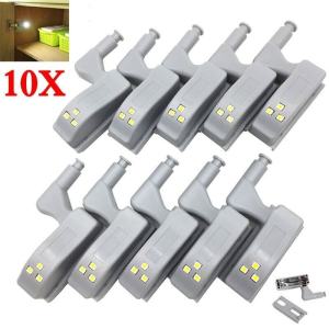 Universal LED Inner Hinge Lamp Cabinet Induction Lights Wardrobe Cupboard Sensor Lights Bedroom Kitchen Closet Night Lamp